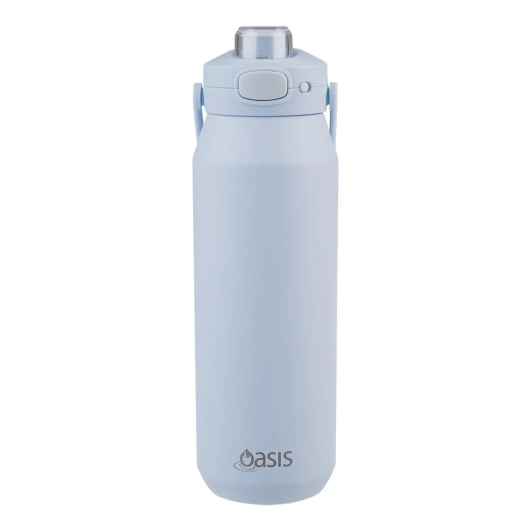 Oasis Ceramic Stainless Steel Triple Wall Capri Quick Release Drink Bottle 1L