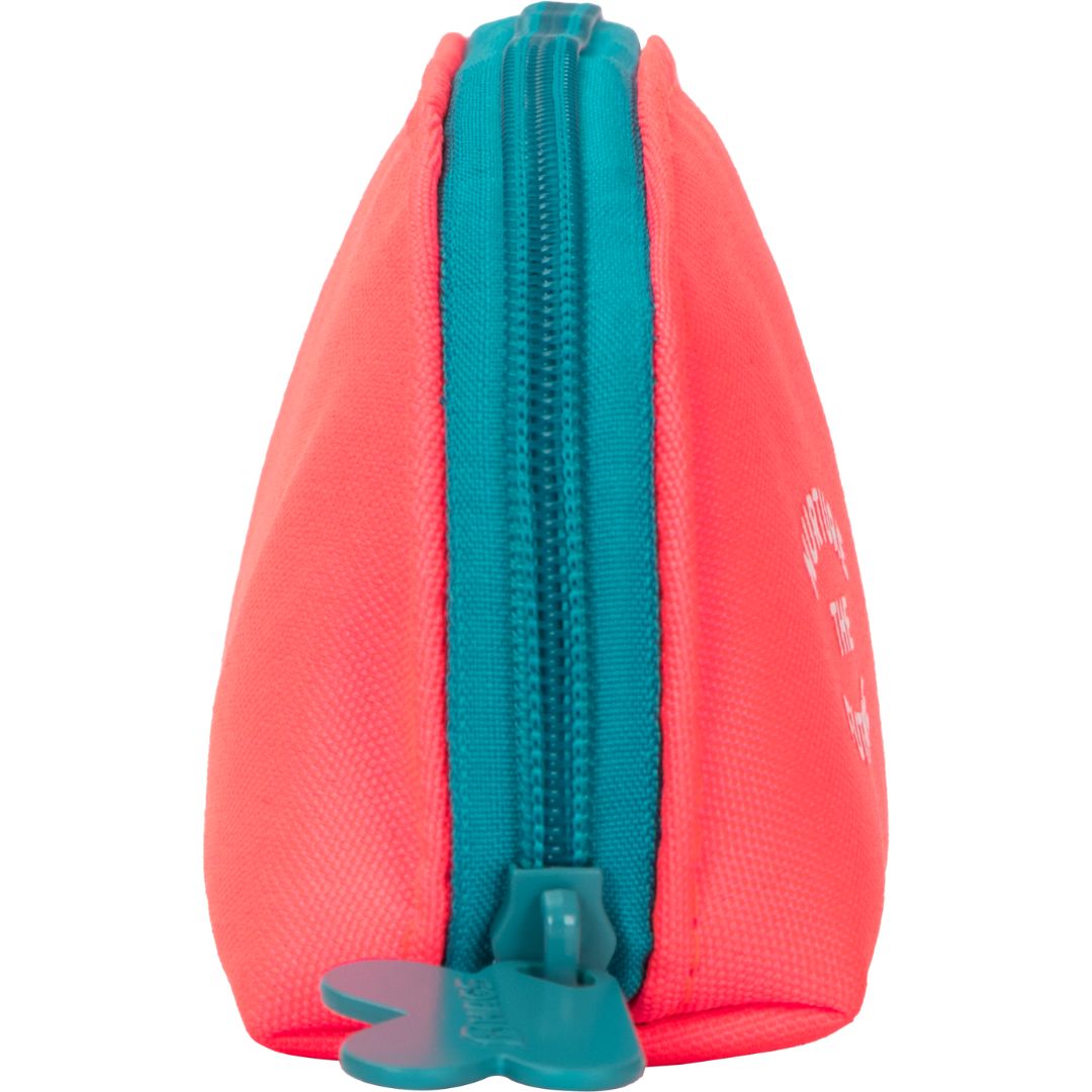 KAGS IZZY Series Pouch Type Pencil Case - Coral